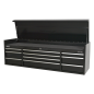 Topchest 10 Drawer 1830mm Extra-Wide Heavy-Duty Black