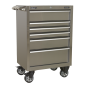 Rollcab 6 Drawer 675mm Stainless Steel Heavy-Duty