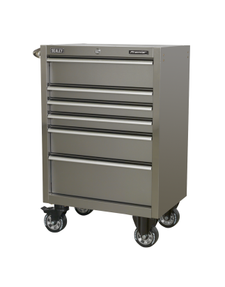 Rollcab 6 Drawer 675mm Stainless Steel Heavy-Duty