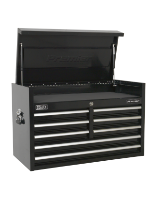 Topchest 8 Drawer 915mm Heavy-Duty Black