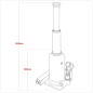 Viking Telescopic Bottle Jack 5 Tonne