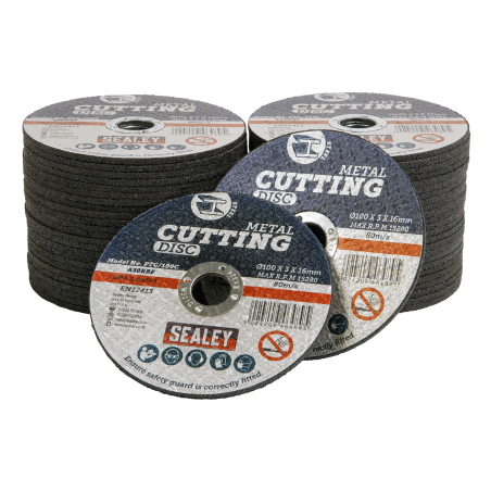 Cutting Disc Pack of 50 Ø100 x 3mm Ø16mm Bore