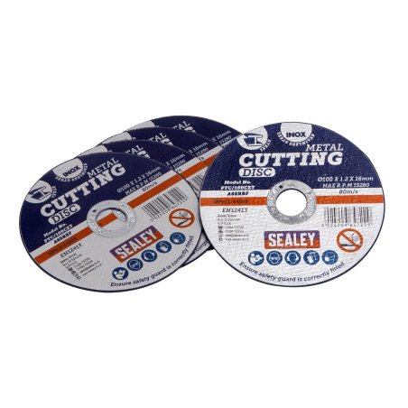 Cutting Disc Ø100 x 1.2mm Ø16mm Bore Pack of 5