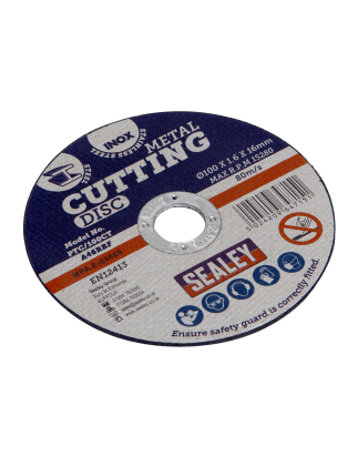 Cutting Disc Pack of 50 Ø100 x 1.6mm Ø16mm Bore