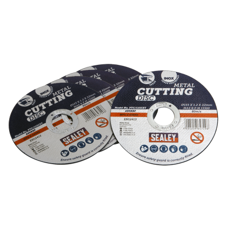 Cutting Disc Ø115 x 1.2mm Ø22mm Bore Pack of 5