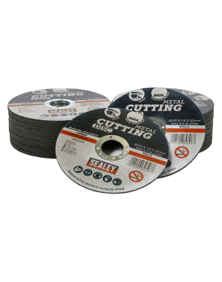 Cutting Disc Pack of 50 Ø115 x 1.6mm Ø22mm Bore