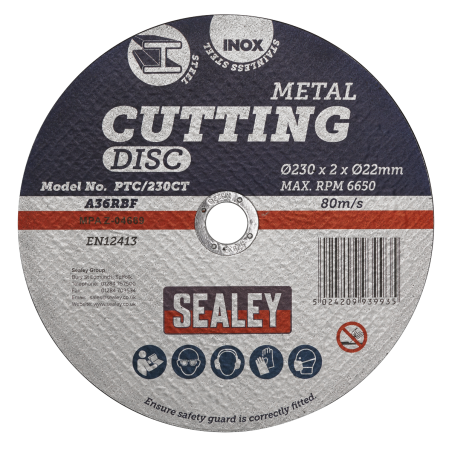 Cutting Disc Ø230 x 2mm Ø22mm Bore