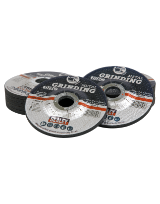 Grinding Disc Ø115 x 6mm Ø22mm Bore - Pack of 12