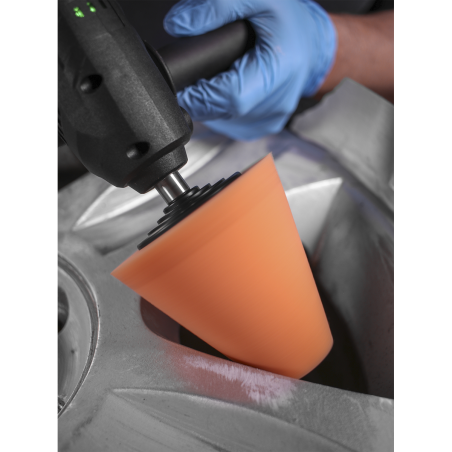 Buffing & Polishing Foam Cone Orange/Firm