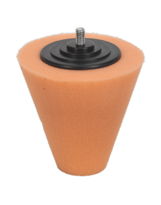 Buffing & Polishing Foam Cone Orange/Firm