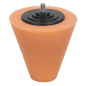 Buffing & Polishing Foam Cone Orange/Firm