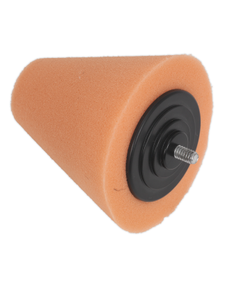 Buffing & Polishing Foam Cone Orange/Firm