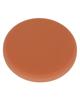 Tête de Polissage et Mousse de Polissage Velcro Ø150 x 25mm Orange/Ferme