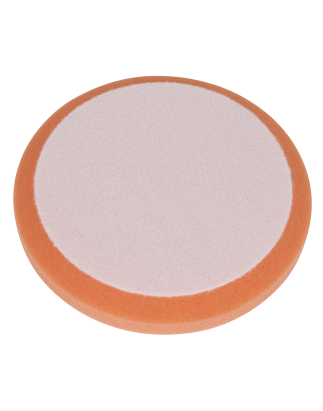 Tête de Polissage et Mousse de Polissage Velcro Ø150 x 25mm Orange/Ferme