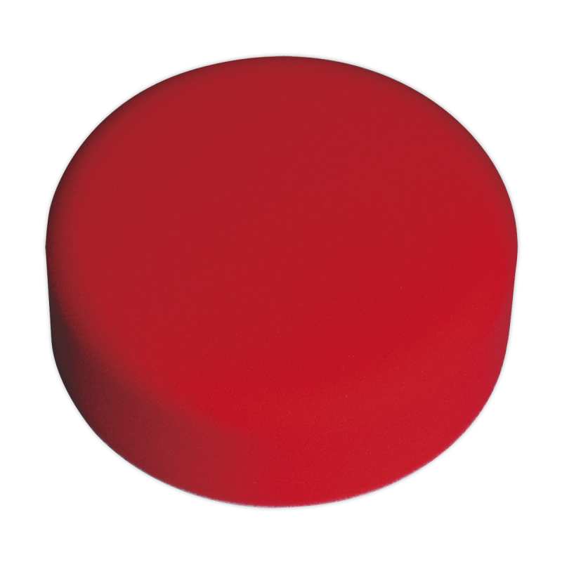 Tête de Polissage & Mousse de Polissage Velcro Ø150 x 50mm Rouge/Ultra-Douce