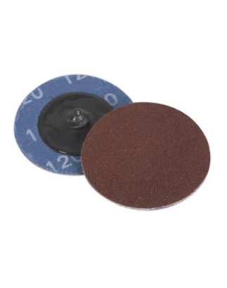 Quick-Change Sanding Disc Ø50mm 120Grit Pack of 10