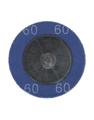 Quick-Change Sanding Disc Ø50mm 60Grit Pack of 10