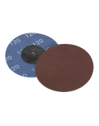 Quick-Change Sanding Disc Ø75mm 120Grit Pack of 10