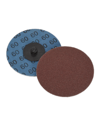 Quick-Change Sanding Disc Ø75mm 60Grit Pack of 10