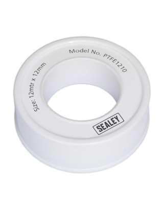 PTFE Thread Sealing Tape 12mm x 12m Pack of 10