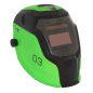 Auto Darkening Welding Helmet Shade 9-13 - Green