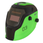 Auto Darkening Welding Helmet Shade 9-13 - Green