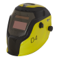 Auto Darkening Welding Helmet Shade 9-13 - Yellow