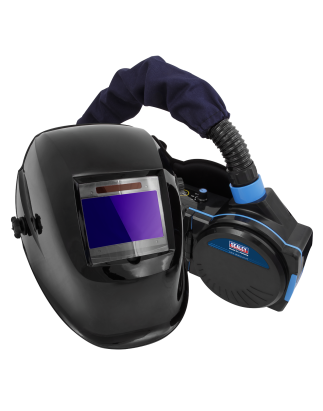 Auto Darkening Welding Helmet with TH1 Powered Air Purifying Respirator (PAPR)