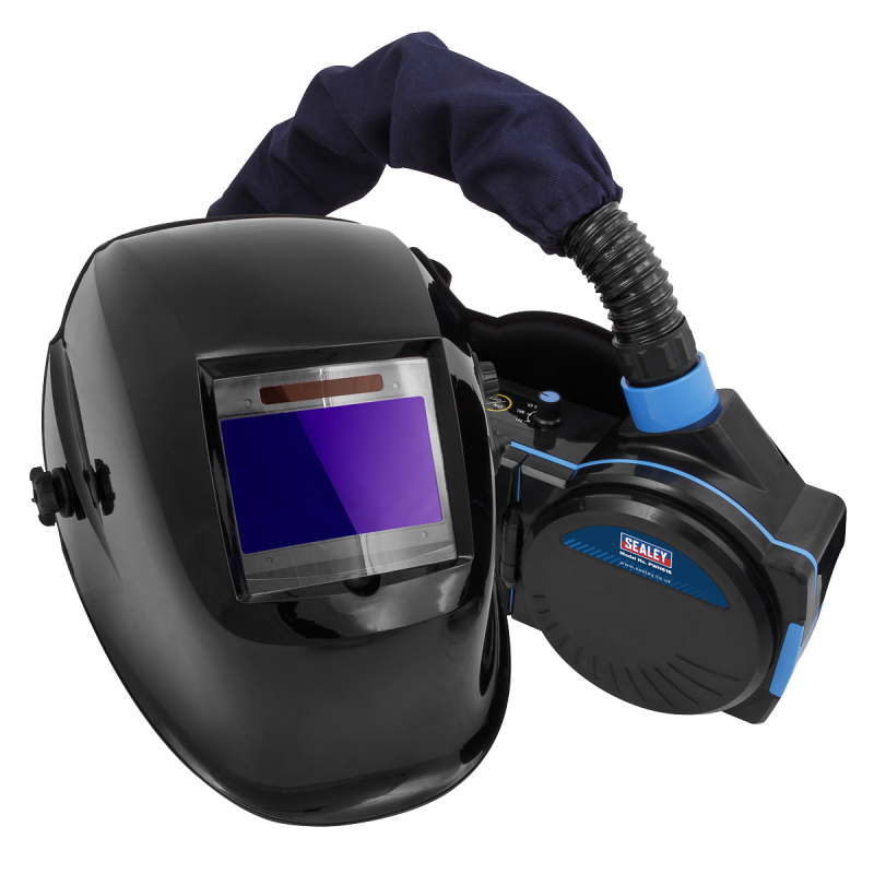 Auto Darkening Welding Helmet with TH1 Powered Air Purifying Respirator (PAPR)