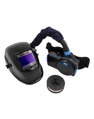 Auto Darkening Welding Helmet with TH1 Powered Air Purifying Respirator (PAPR)