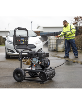 Self-Priming Pressure Washer 220bar 540L/hr 6.5hp - Petrol