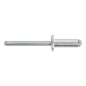 Rivet aveugle en aluminium, bride standard 6,4 x 12 mm, paquet de 200