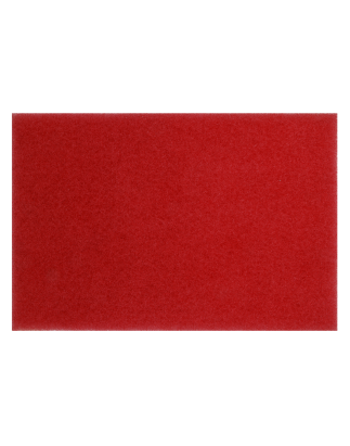 Red Buffing Pads 12 x 18 x 1" - Pack of 5