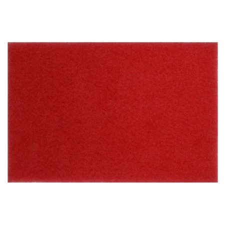 Red Buffing Pads 12 x 18 x 1" - Pack of 5