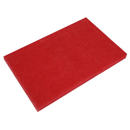 Red Buffing Pads 12 x 18 x 1" - Pack of 5