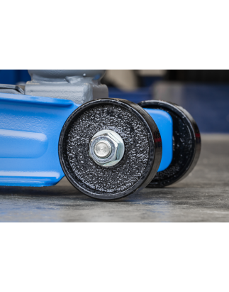 Low Profile Short Chassis Trolley Jack 2 Tonne - Blue