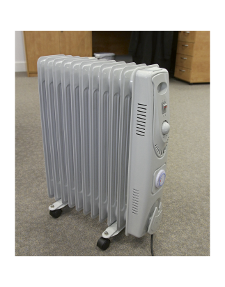 11-Element Oil Filled Radiator with Timer 2500W/230V