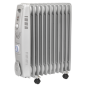 11-Element Oil Filled Radiator with Timer 2500W/230V