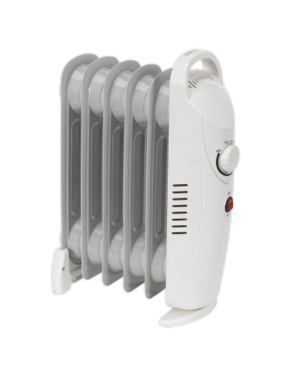 6-Element Oil-Filled Mini Radiator 800W/230V