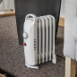 Mini radiateur rempli d'huile à 6 éléments 800 W/230 V