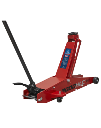 Premier Long Reach High Lift Trolley Jack 3 Tonne