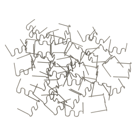 Agrafes ondulées 0,8 mm - Paquet de 100