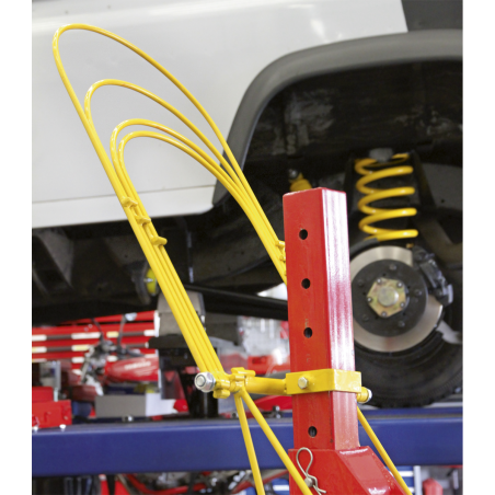 Coil Spring Compressor Restraint System