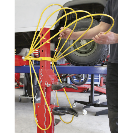 Coil Spring Compressor Restraint System