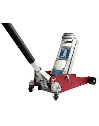 Premier Low Profile Aluminium Trolley Jack with Rocket Lift 1.8 Tonne