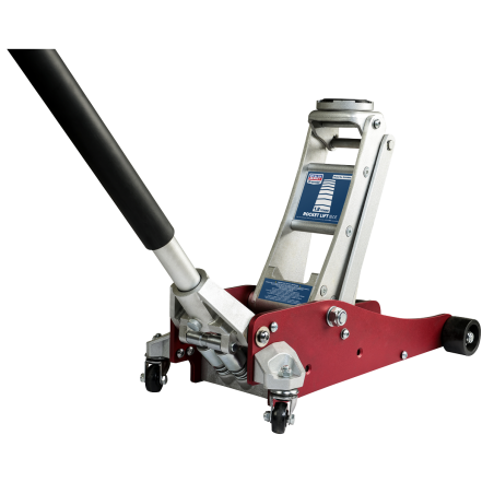 Premier Low Profile Aluminium Trolley Jack with Rocket Lift 1.8 Tonne