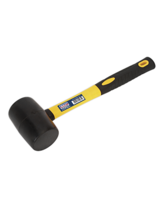 Rubber Mallet 1lb with Fibreglass Shaft