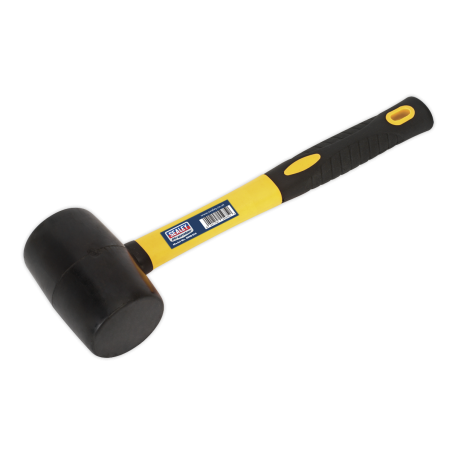 Rubber Mallet 1lb with Fibreglass Shaft