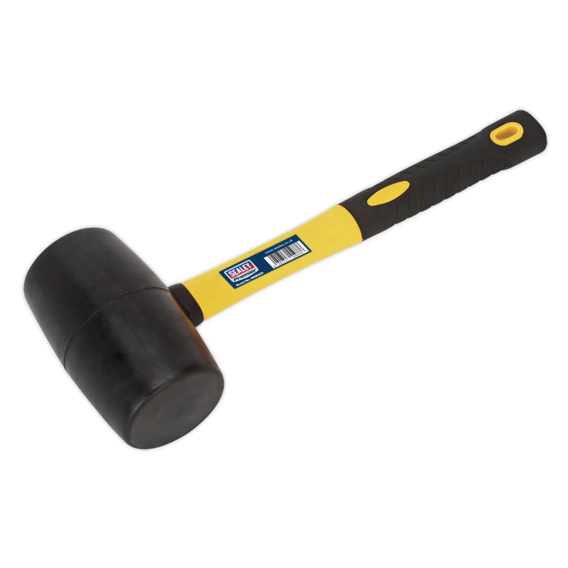 Rubber Mallet 2lb with Fibreglass Shaft