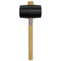 Rubber Mallet 2.5lb Black